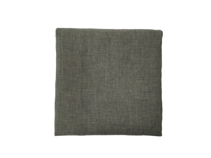 100% Linen Vintage Dyed Delave Fabric – Fine 21s Yarn, Pre-Washed, Light Weight Khaki(dark) 7119