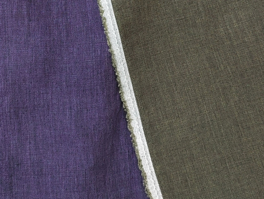 100% Linen Fabric: Delave High-Twisted Linen 14s, Medium Weight, New for 2024, 7712 7713 7682 - The Linen Lab - Khaki(Dark)