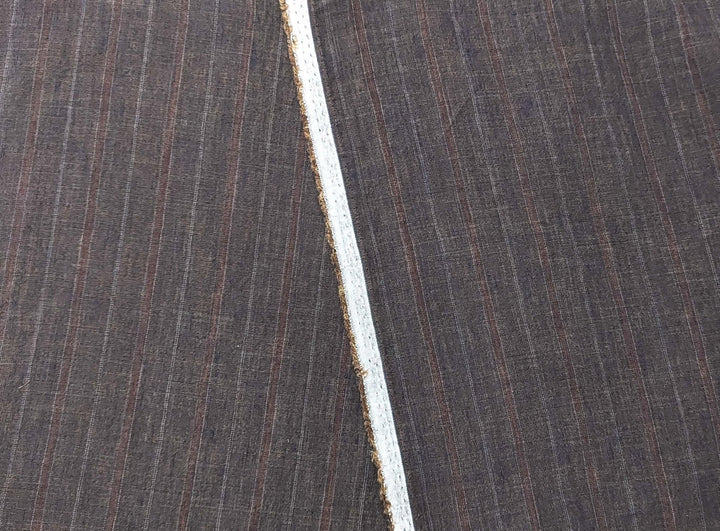 100% Linen Fabric Delave Stripe Lightweight 7500 7501 7751 7723 7724 - The Linen Lab - Grey