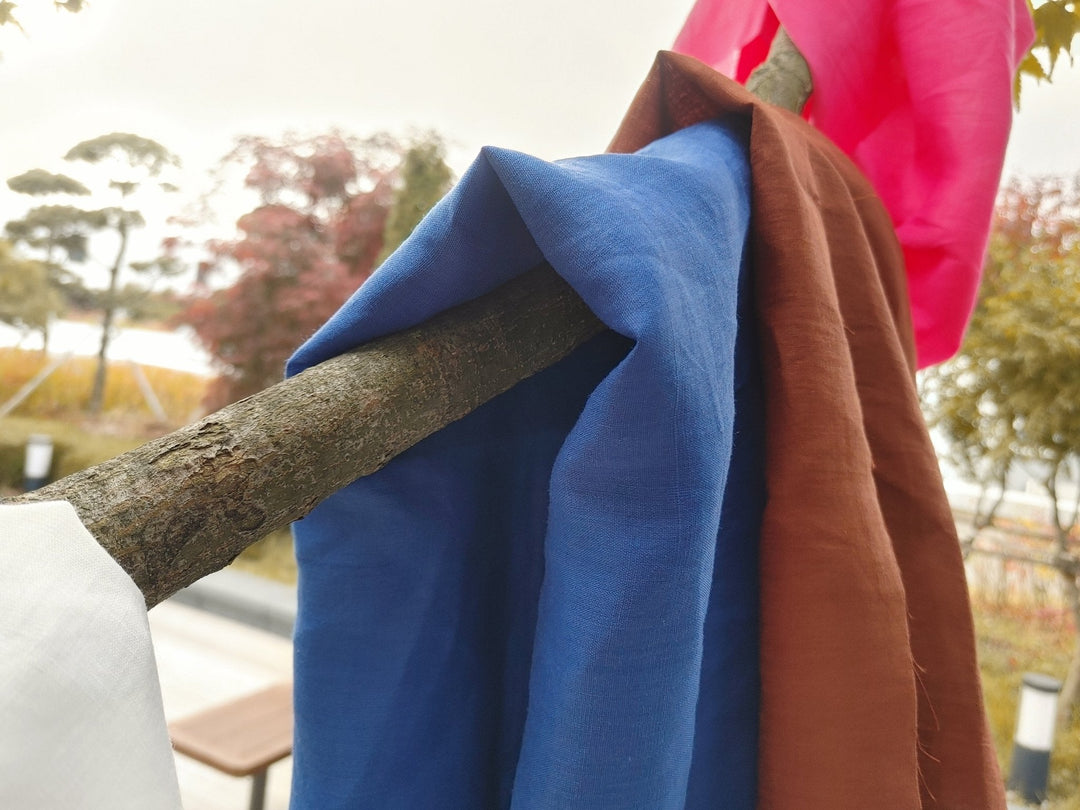 100% Ramie Fabric 60nm Light Weight - The Linen Lab - Green