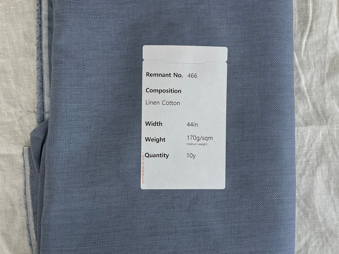 Remnant Fabric #466 - Linen Cotton - 10y