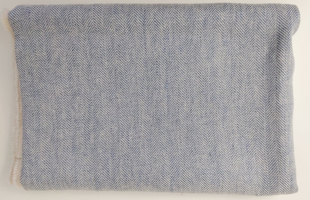 Linen Cotton Herringbone Twill Fabric Heavy Weight 7548 7549