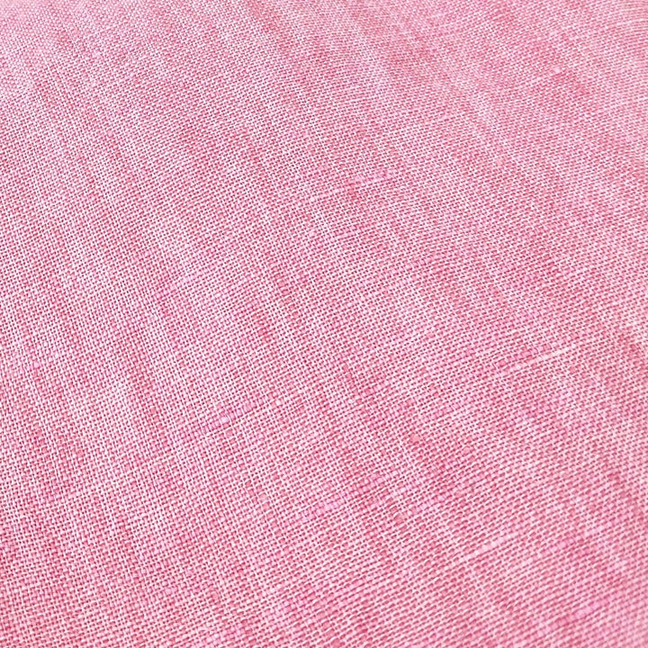 100% Linen Soft&Crisp Fabric 21s Vintage Chambray Pink(light) 7702