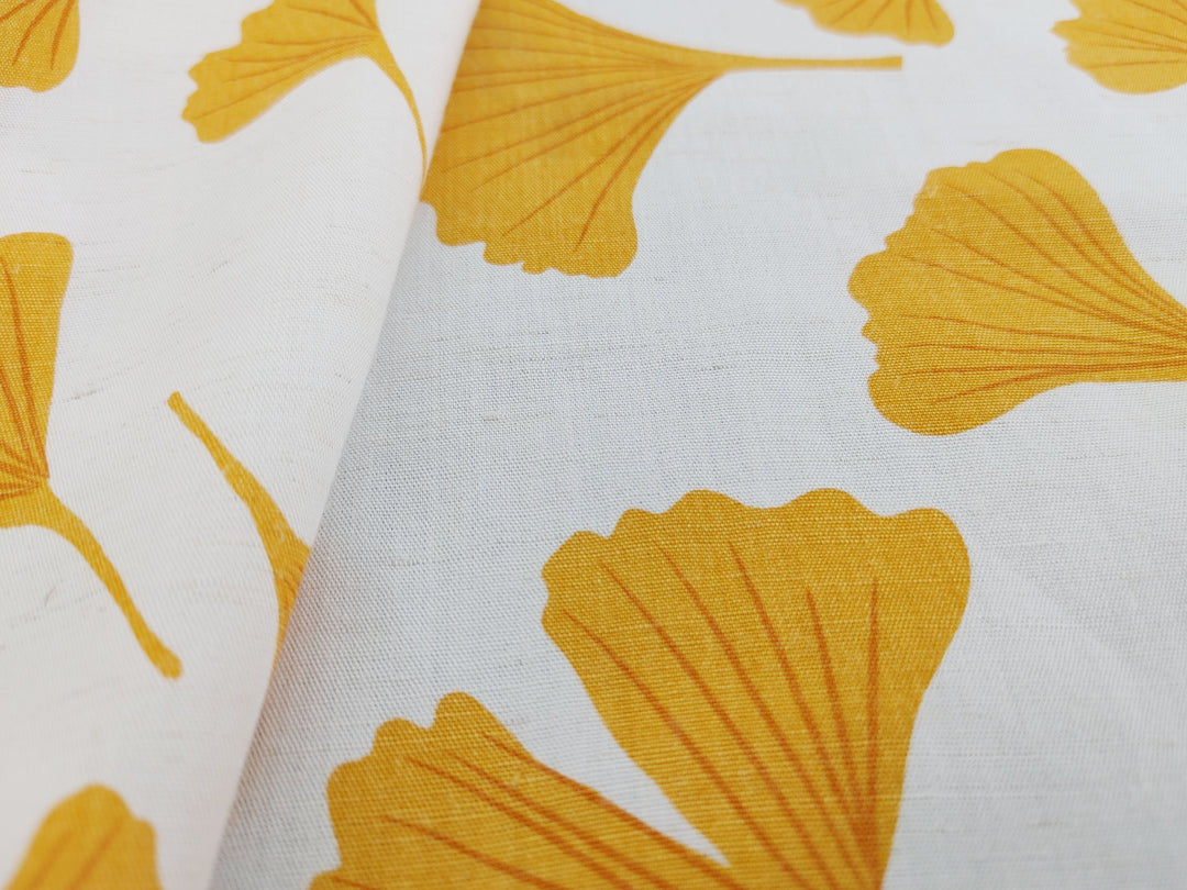 Morning Calm Ginkgo: Soft Linen Rayon Blend 7911 8193