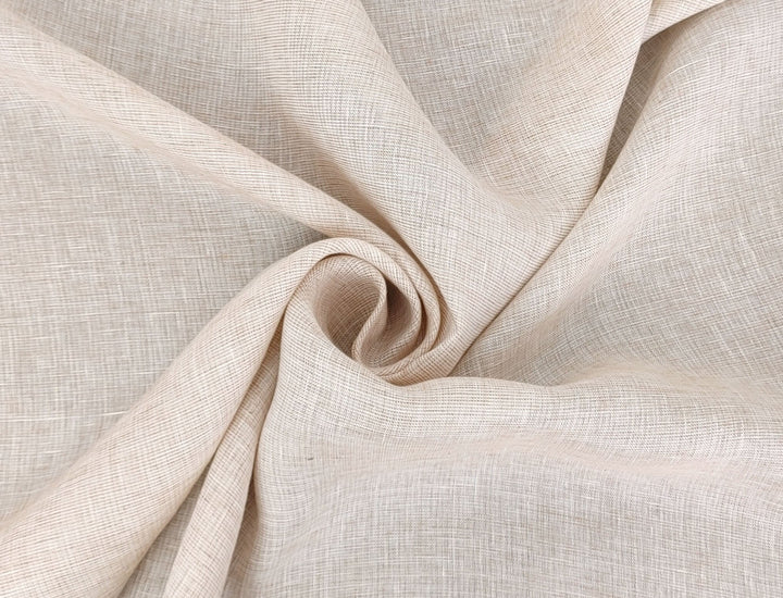 100% Linen Dobby Dot Chambray Fabric - Medium Weight 7908 7913 7914 7915 7916