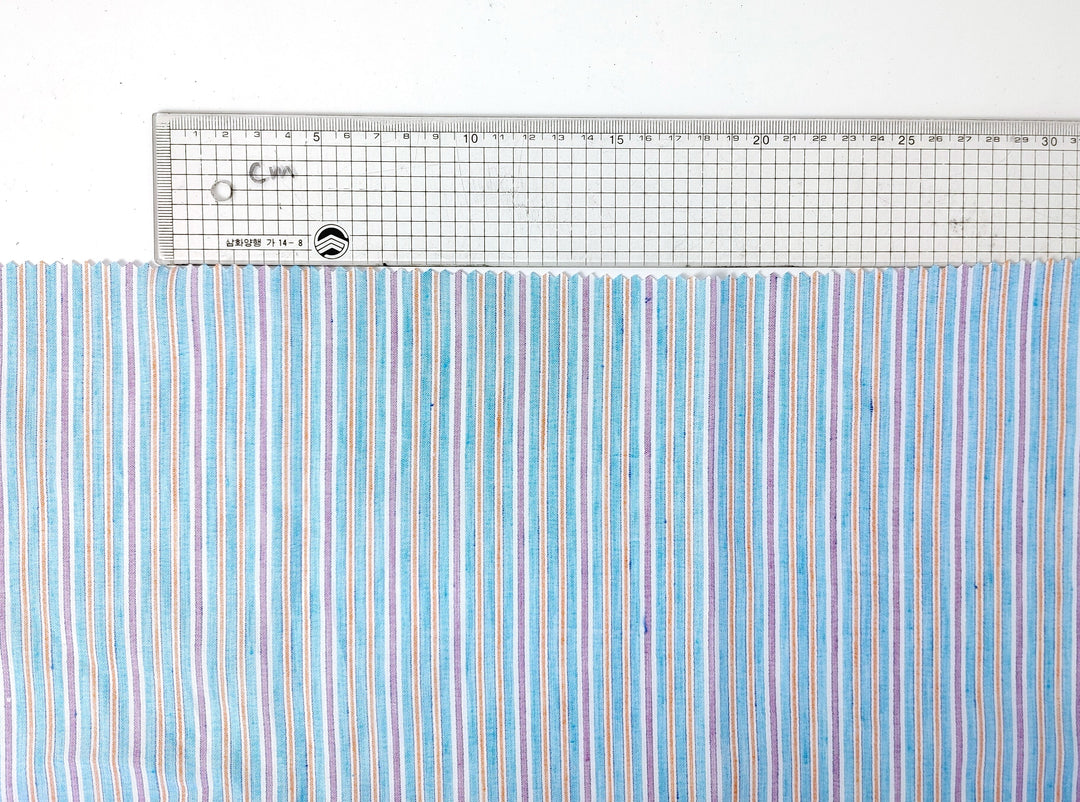 Lightweight Linen-Cotton Blend with Stripe Pattern 2766 2767
