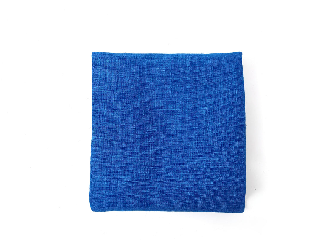 Delave Vintage Dyed 100% Linen Fabric – Medium to Heavyweight, Soft Finish Blue(light) 7782