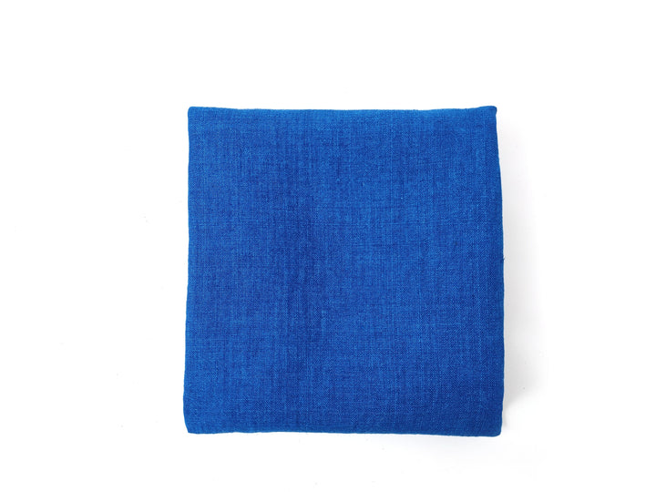 Delave Vintage Dyed 100% Linen Fabric – Medium to Heavyweight, Soft Finish Blue(light) 7782