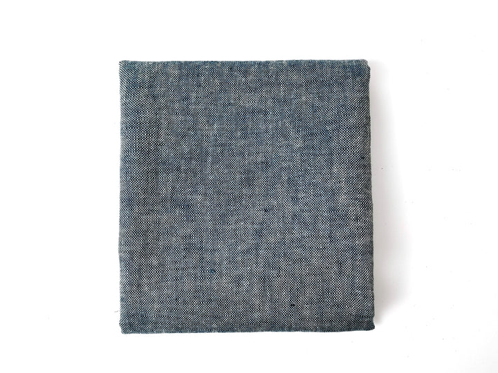 Linen-Cotton Blend Chambray Fabric – Mat Weave with Contrast Weft 8056 8057 8058 8059