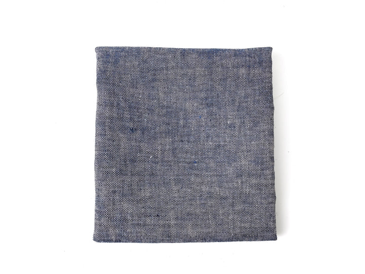 Linen-Cotton Blend Chambray Fabric – Mat Weave with Contrast Weft 8056 8057 8058 8059