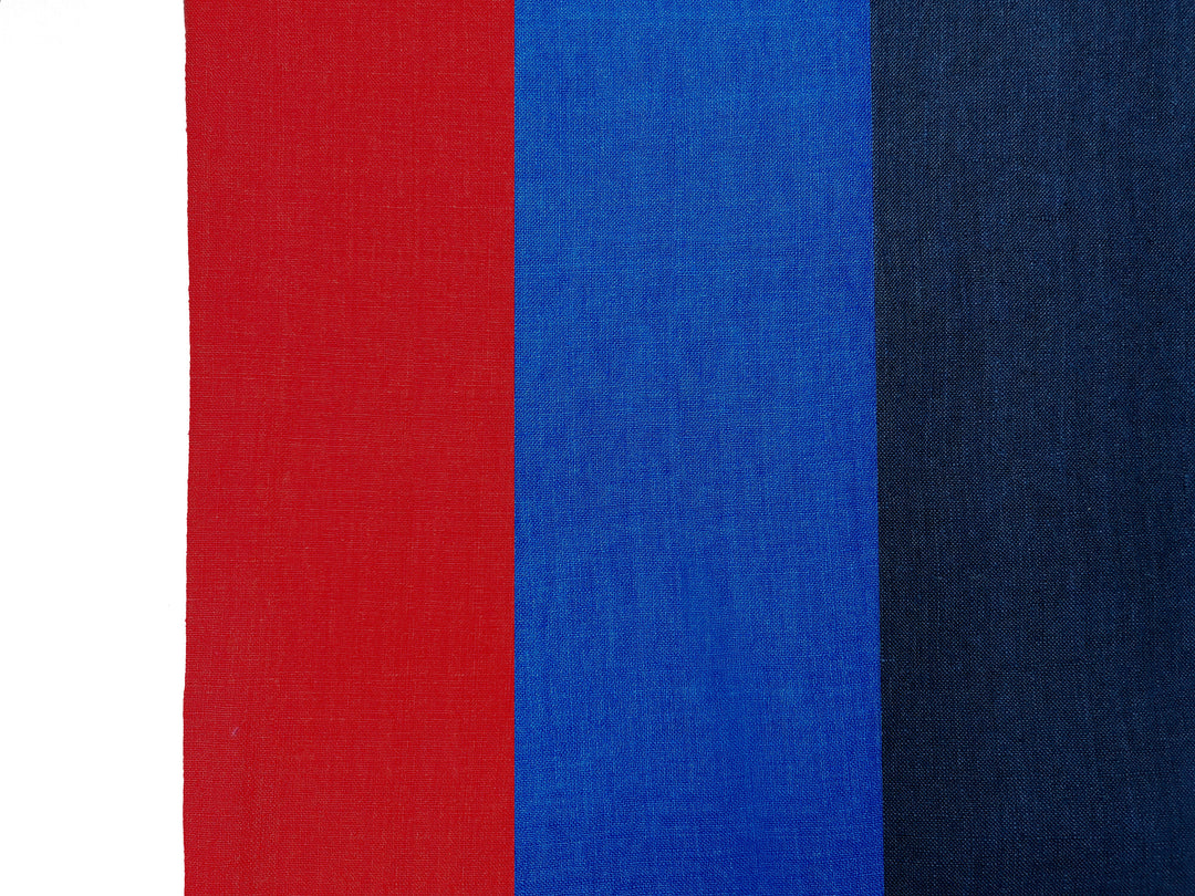 Delave Vintage Dyed 100% Linen Fabric – Medium to Heavyweight, Soft Finish Navy(dark) 7957