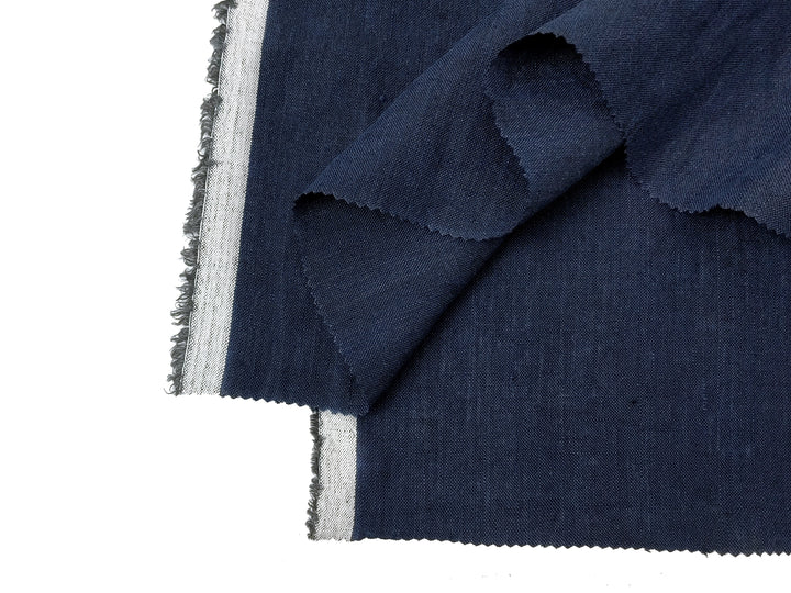 Delave Vintage Dyed 100% Linen Fabric – Medium to Heavyweight, Soft Finish 7491 7054 7957 7676