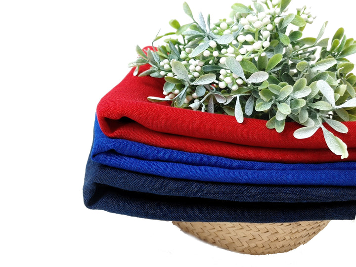 Delave Vintage Dyed 100% Linen Fabric – Medium to Heavyweight, Soft Finish 7491 7054 7957 7676