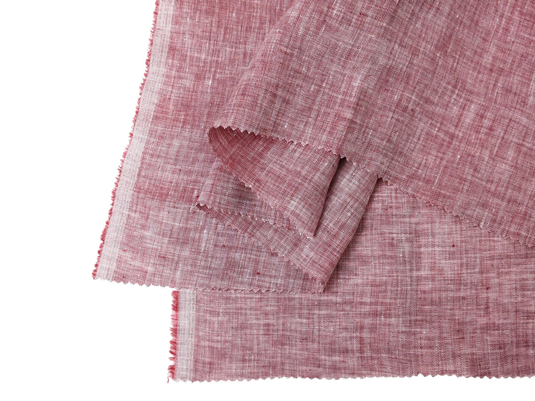 100% Linen Chambray Fabric – Soft Pre-Washed Lightweight 4918 4134 4135