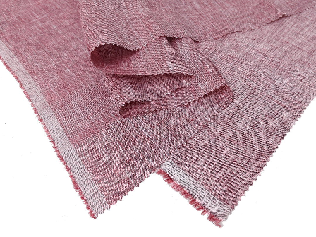 100% Linen Chambray Fabric – Soft Pre-Washed Lightweight 4918 4134 4135