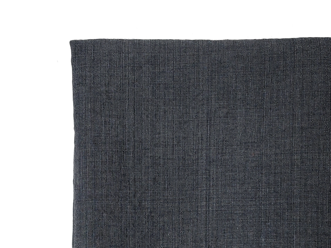 Dark Grey Subtle Chambray Linen Cotton Fabric – Soft & Pre-Washed 8111 8303