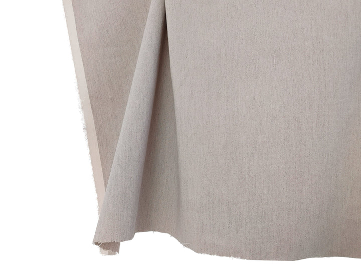 Soft and Stretchy Linen Rayon Spandex Fabric - Natural Color, Medium Weight, Plain Weave 6322