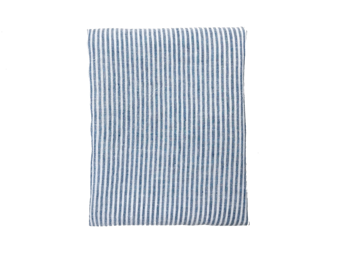 Linen Rayon Tencel Blend Fabric with Stripe Pattern – Soft, Lightweight, Pre-Washed 8015 8016