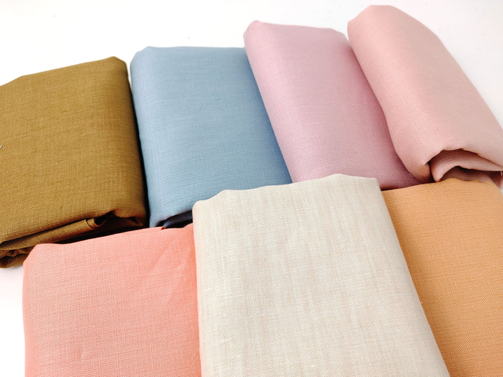 Double Layer Linen Fabric, Soft & Heavyweight 8139 8141 8142 8143 8144 8146 8148