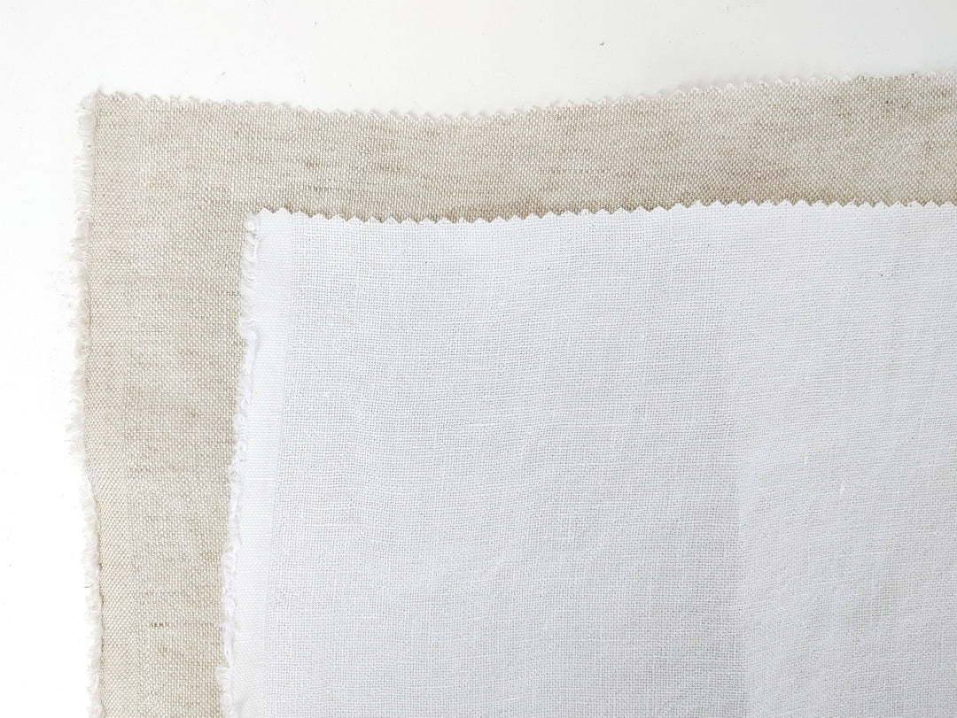 100% Linen Fabric – MAT Weave, Medium to Slightly Heavy Weight 7175 7694