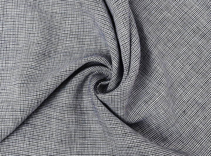 100% Linen Fabric – Fine 21s Yarn, Light & Soft Small Gingham Starcheck 6737 6748 7367