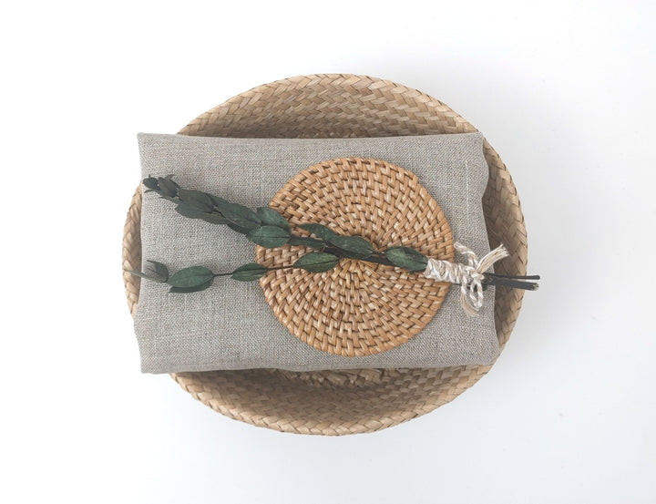 Earthy Natural Hemp Fabric | 100% Hemp, Lightweight & Semi-Sheer 8160