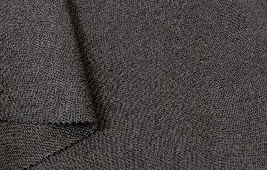 Wool Linen Blend Fabric – Twill Weave, Medium-Heavy  6676 6677