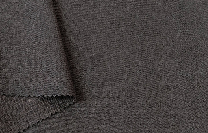 Wool Linen Blend Fabric – Twill Weave, Medium-Heavy  6676 6677