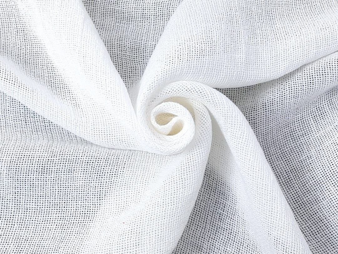 Linen Nylon Blend Dobby Fabric with Natural Wrinkle Effect and Sheer Finish – Light to Medium Weight 8125 8126 8127 8128