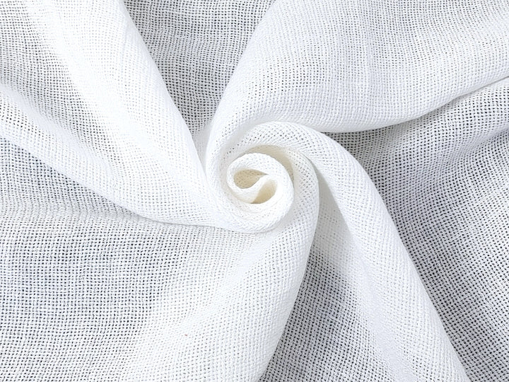 Linen Nylon Blend Dobby Fabric with Natural Wrinkle Effect and Sheer Finish – Light to Medium Weight 8125 8126 8127 8128