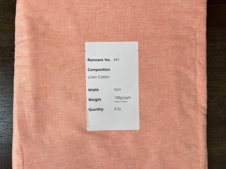 Remnant Fabric #441 - Linen Cotton  - 6.5y