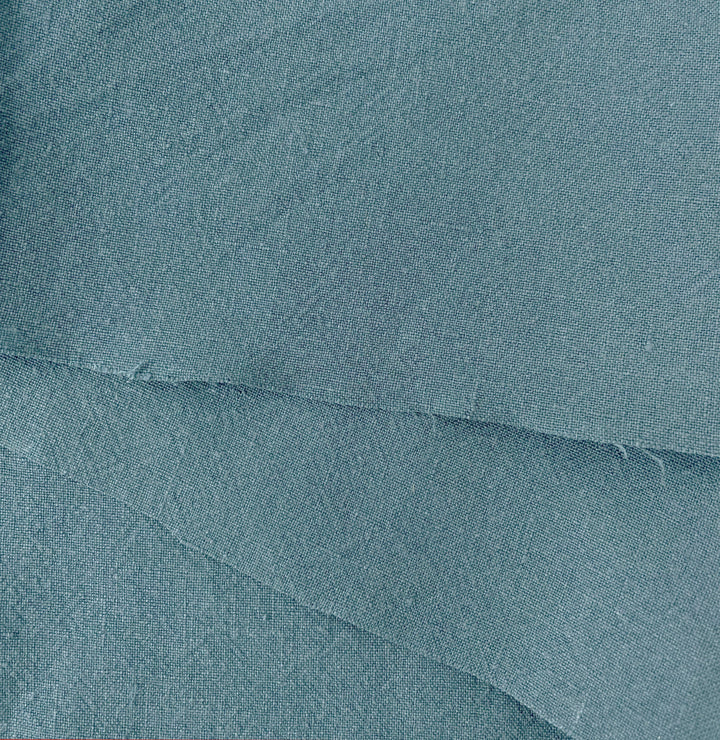 High Twisted Linen Fabric 14s Medium Weight Blue 6769