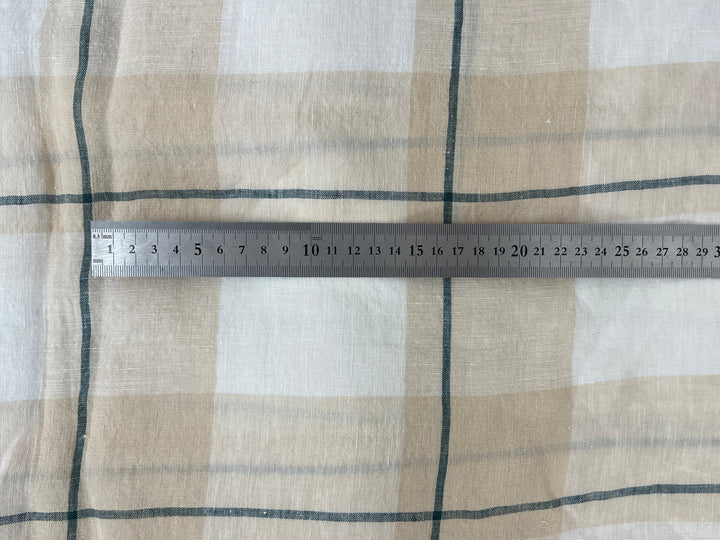 Remnant Fabric #458 - Linen 100% - 9.5y