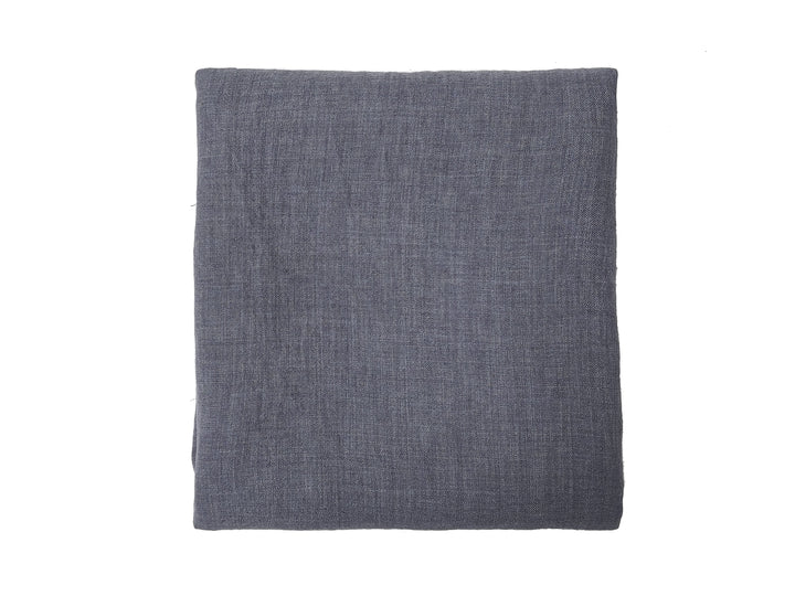 100% Linen Soft&Crisp Fabric 21s Vintage Chambray Gray(medium) 6857