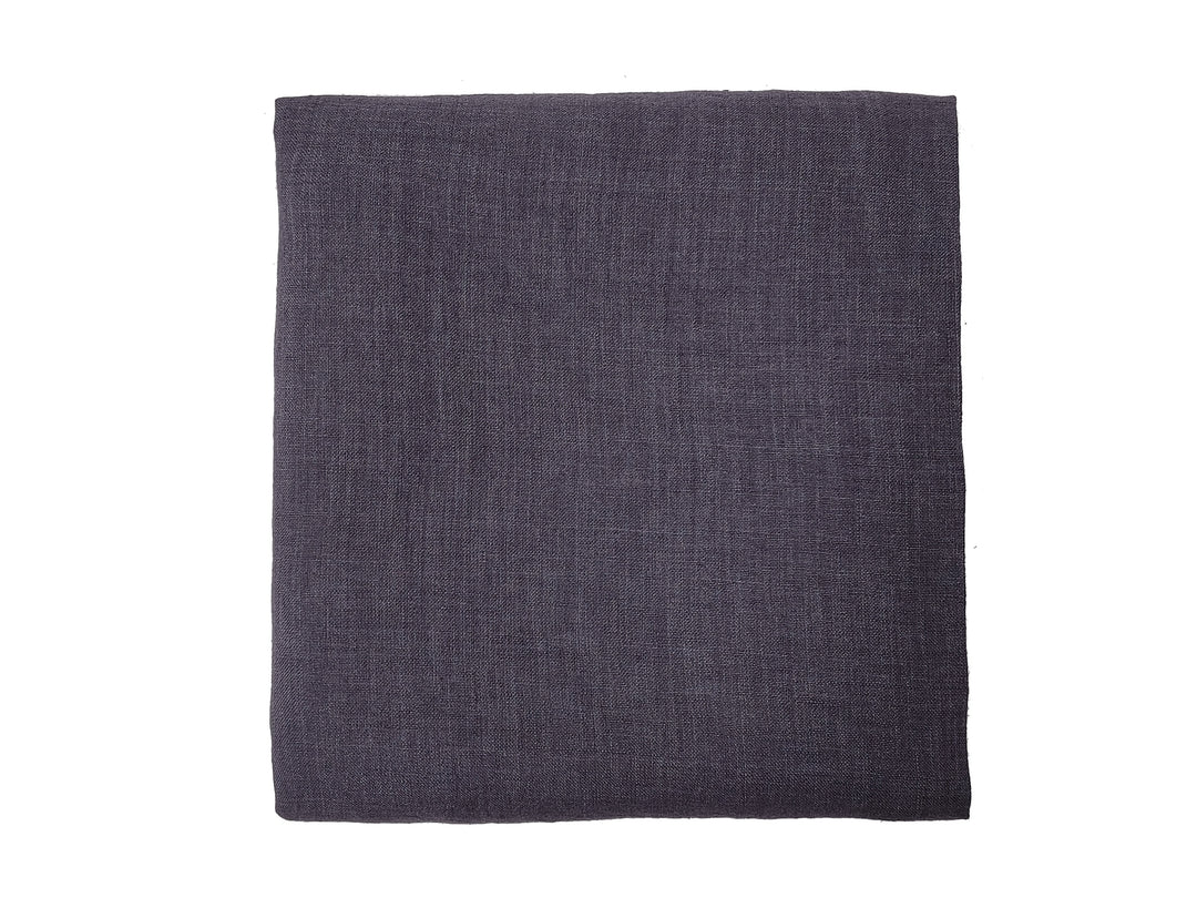 100% Linen Soft&Crisp Fabric 21s Vintage Chambray Grey(melange) 7675