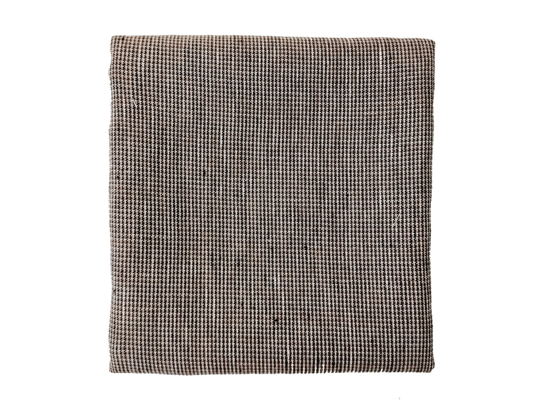 Linen Rayon Blend Fabric - Micro Gingham Check, Soft Touch, Plain Weave 8049 8050 8051