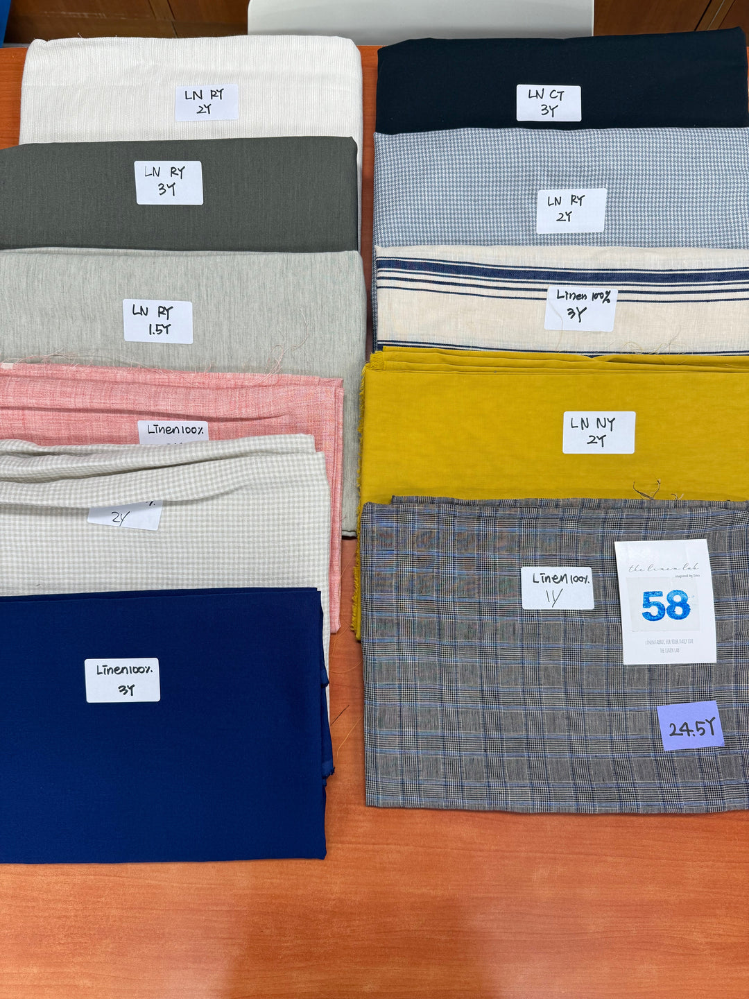 24.5 of Woven Fabric of Linen - Surprise Box No.58