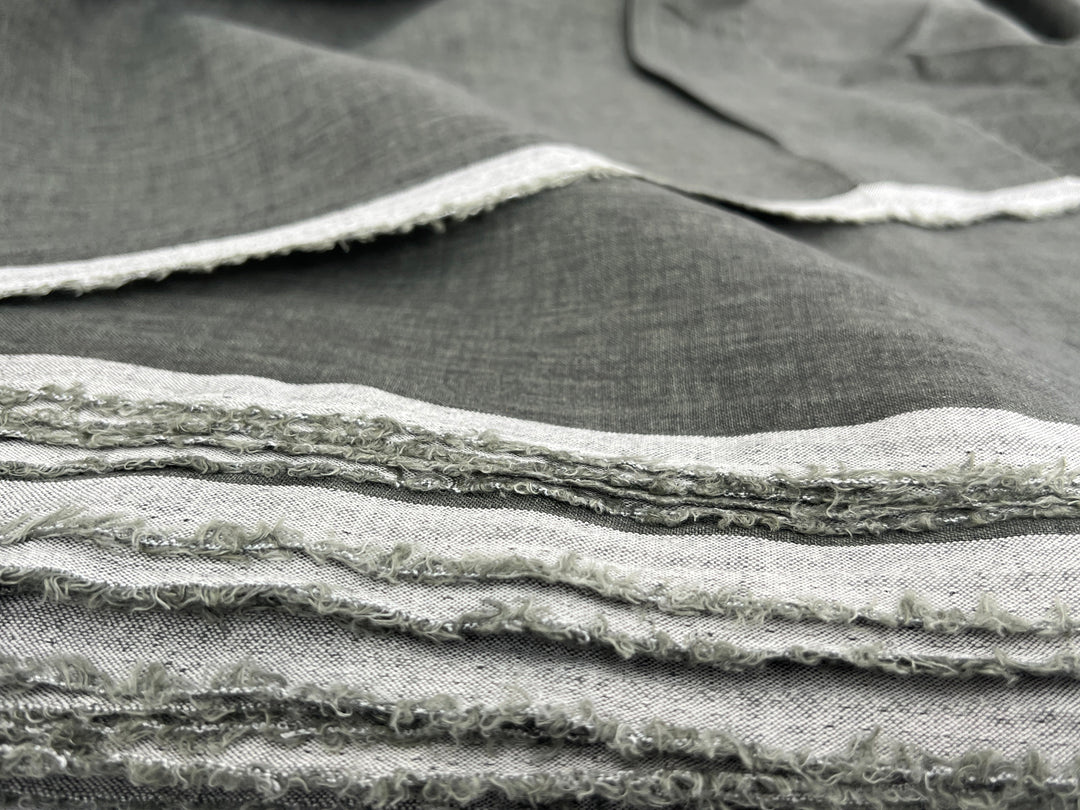 Remnant Fabric #448 - Linen 100%  - 9y