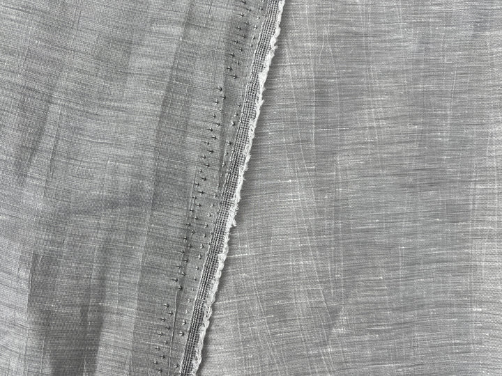 Textured Crushed Linen Blend Fabric | Creased Wrinkle Effect | 54"