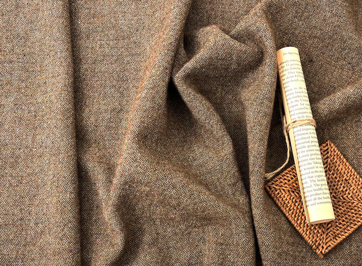 Broken Diamond Twill – Heavyweight Viking Age Linen Wool Fabric 8173 8174 8177