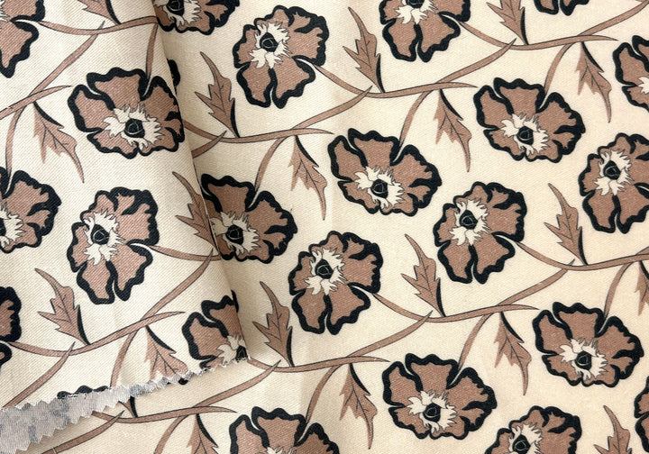 Drifting on the Vineyard – Ramie Cotton Satin Weave Fabric, Design by Madeline, Madswick Studio, 8229 8230 8231