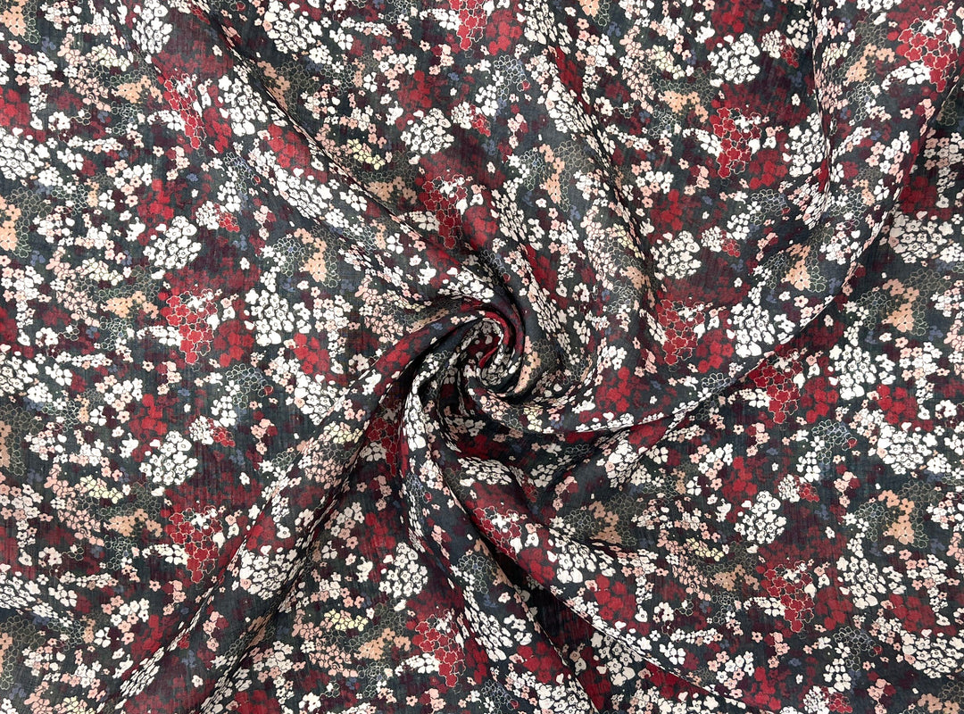 Flower Chaos – 100% Linen Fabric, Lightweight, Design by Madeline | Madswick Studio  8248