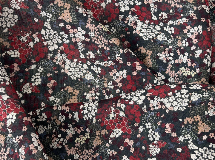 Flower Chaos – 100% Linen Fabric, Lightweight, Design by Madeline | Madswick Studio  8248