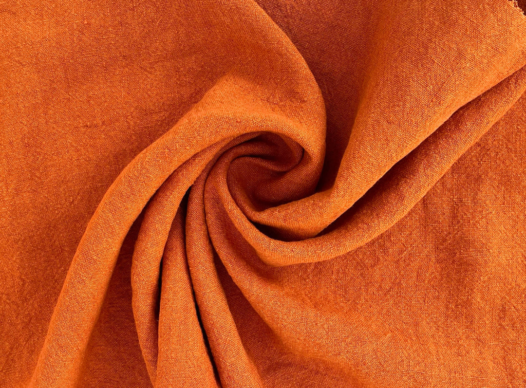100% Linen Fabric – Two-Tone Heavyweight Twisted Yarn, Pre-Washed  8221 7351 7973 8089