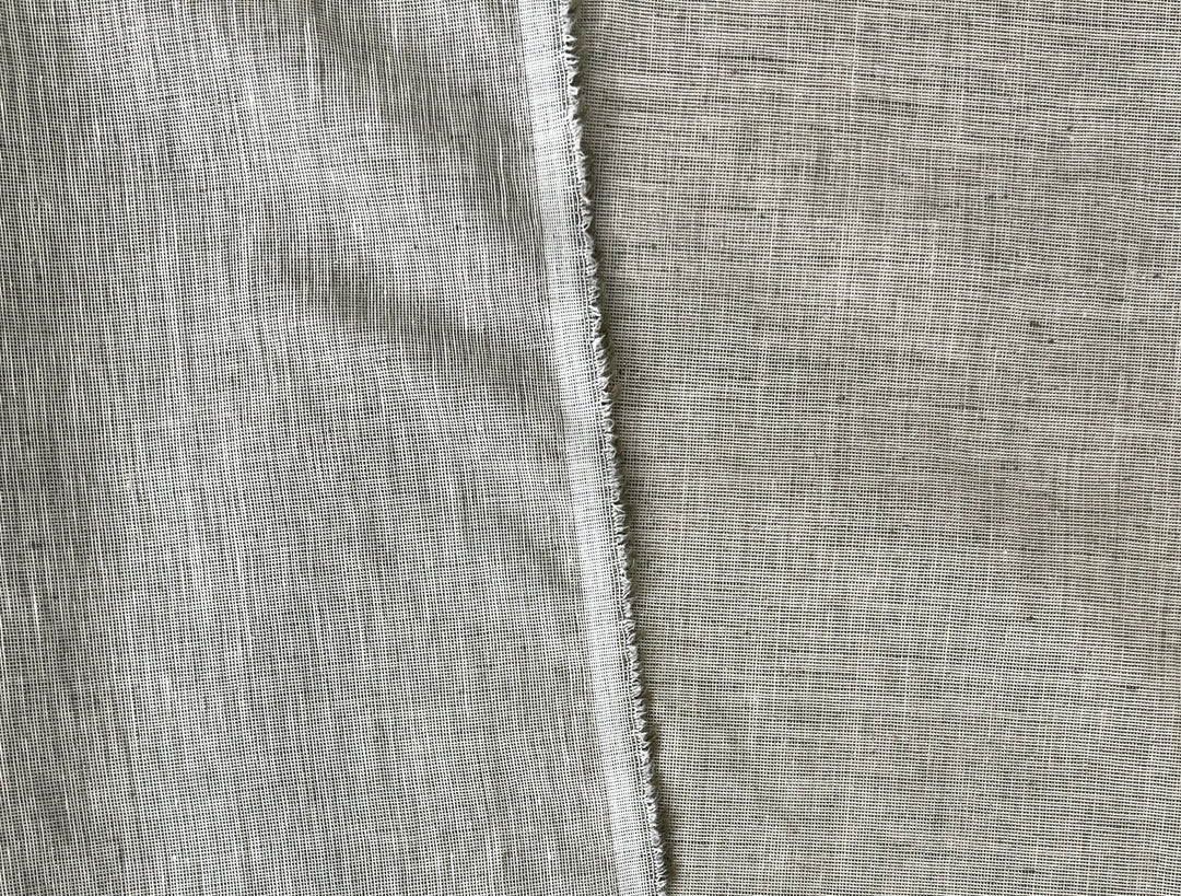 Linen Polyester Blend Fabric – Pre-Washed, Medium Weight, Slightly Crisp 3506