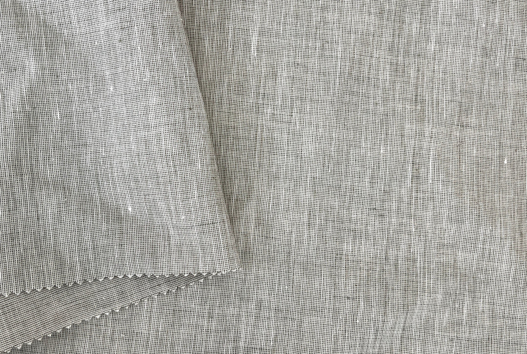 Linen Polyester Blend Fabric – Pre-Washed, Medium Weight, Slightly Crisp 3506
