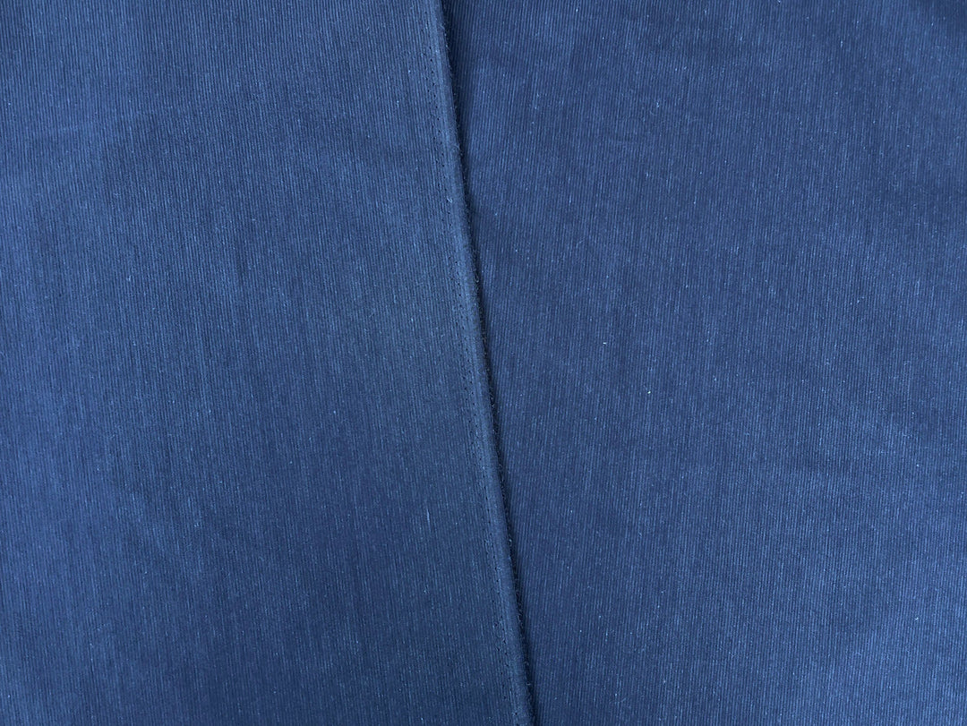 Blue Cotton Polyester Dobby Fabric – Subtle Stripe, Natural Stretch 8270