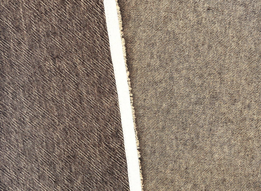 Heavyweight Linen Cotton Twill Fabric with Two-Tone Chambray 7258 7259 7331 7332 7856 7857