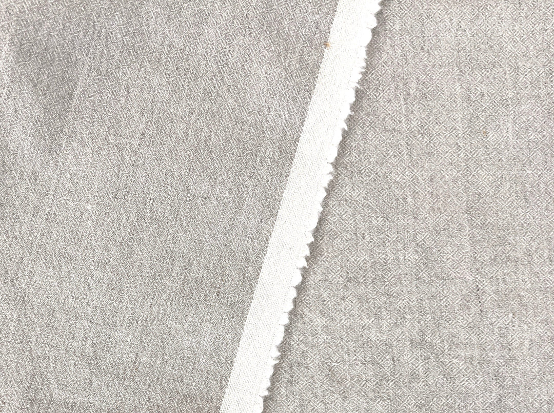 Linen Wool Broken Diamond Twill Fabric – Viking Inspired, Soft & Pre-Washed 8178 8179 8180