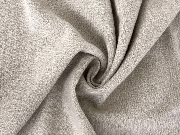 Linen Wool Broken Diamond Twill Fabric – Viking Inspired, Soft & Pre-Washed 8178 8179 8180